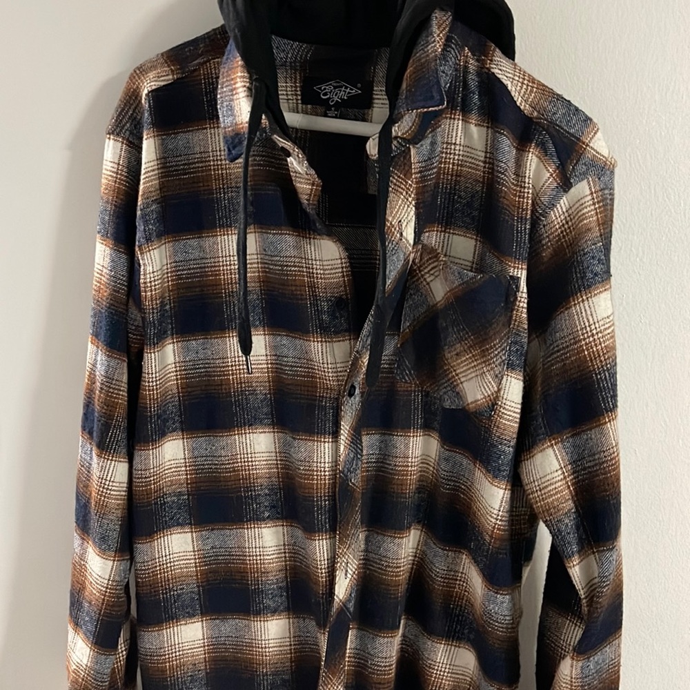 Eighty Eight Men’s Buttoned Down Flannel